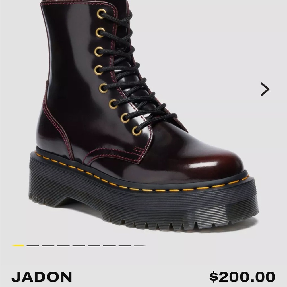 Dr Martin JADON Arcadia Leather Platform Boots